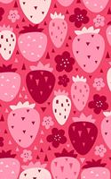 Strawberry Notebook: Dot Grid Journal, Softcover (6x9 Inches) with 120 Pages
