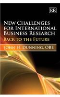New Challenges for International Business Research