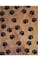 Paw Print Notebook