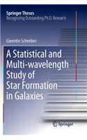 A Statistical and Multi-Wavelength Study of Star Formation in Galaxies