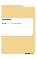 Burden allocation methods