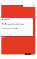 Die European Security Strategy