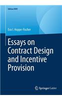 Essays on Contract Design and Incentive Provision