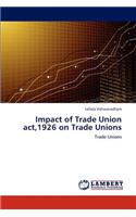 Impact of Trade Union act,1926 on Trade Unions