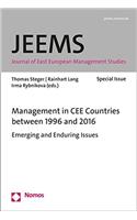 Management in Cee Countries Between 1996 and 2016
