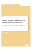 Sharing Community - Gemeinsam zur nachhaltigen Ressourceneffizienz