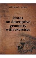 Notes on Descriptive Geometry with Exercises