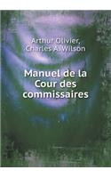 Manuel de la Cour Des Commissaires
