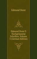 Edmund Dorer'S Nachgelassene Schriften, Volume 3 (German Edition)