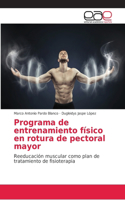 Programa de entrenamiento físico en rotura de pectoral mayor
