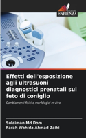 Effetti dell'esposizione agli ultrasuoni diagnostici prenatali sul feto di coniglio