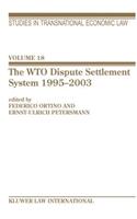 WTO Dispute Settlement System 1995-2003