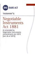 Negotiable Instruments Act 1881