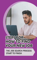 Steps For How To Find Your New Job: The Job Search Process Start To Finish: Seeking A New Job