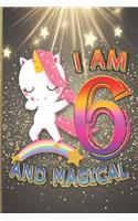 Unicorn Journal 6 Year Old Birthday Gift for Girls