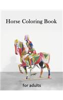 Horse Coloring Book for Adults