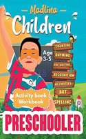 Madlina Children Preschooler Activity book Age 3-5 Workbook