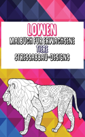 Malbuch für Erwachsene - Stressabbau-Designs - Tiere - Löwen