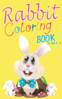Rabbit Coloring Book for Kids 4 - 8