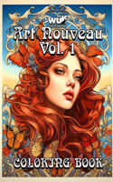 Art Nouveau Vol. 1: A Wulf Design Studio Coloring Book