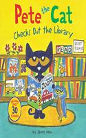 Pete the Cat Checks Out the Library: Includes Over 30 Stickers!(Pete the Cat)