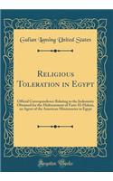 Religious Toleration in Egypt