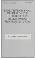 Effectiveness & Reform of the United Nations Development Programme