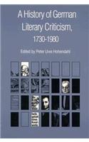 A History of German Literary Criticism, 1730-1980