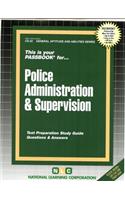 Police Administration & Supervision