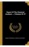 Report Of The Chemical Analyser ..., Volumes 29-37