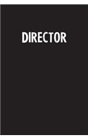 Director: Simple Blank Lined Notebook Journal
