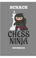 Schach Chess Ninja Notizbuch