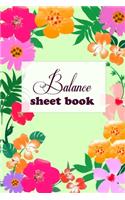 Balance Sheet Book