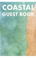 Coastal Guest Book: Guest Reviews for Airbnb, Homeaway, Bookings, Hotels, Cafe, B&b, Motel - Feedback & Reviews from Guests, 100 Page. Great Gift Idea for Airbnb Hosts,