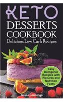 Keto Desserts Cookbook: Delicious Low Carb Recipes (easy low carb sweets, low carb diet, ketogenic recipes, ketogenic diet kindle, keto instant pot cookbook, ketogenic diet