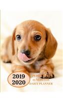 2019 2020 15 Months Puppy Dog Daily Planner