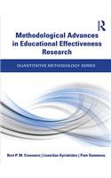 Methodological Advances in Educational Effectiveness Research