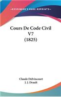 Cours de Code Civil V7 (1825)