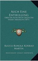 Auch Eine Enthullung