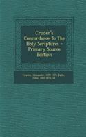 Cruden's Concordance to the Holy Scriptures