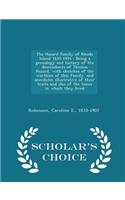 Hazard Family of Rhode Island 1635-1894