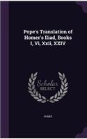 Pope's Translation of Homer's Iliad, Books I, VI, XXII, XXIV