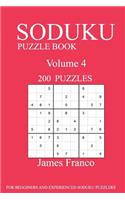 Sudoku Puzzle Book: 200 Puzzles-volume 4