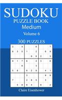 300 Medium Sudoku Puzzle Book