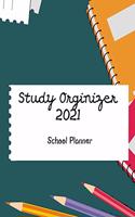 School Planner 2021 - Study Organizer: Daily Study Planner for Students - Track Assignments, Due Dates, and Grades - Create a Personalized Daily Study Schedule