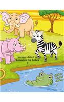 Livro para Colorir de Animais da Selva 2: (2 Animais Da Selva)