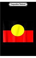 Composition Notebook: Aboriginal Flag Journal/Notebook Blank Lined Ruled 6x9 100 Pages