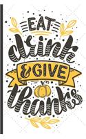 52 Week Gratitude Journal For Men - Eat Drink & Give Thanks