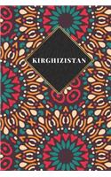 Kirghizistan: Carnet de voyage ligné - Journal de voyage pour hommes et femmes avec lignes