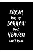 Earth Has No Sorrow That Heaven Can't Heal